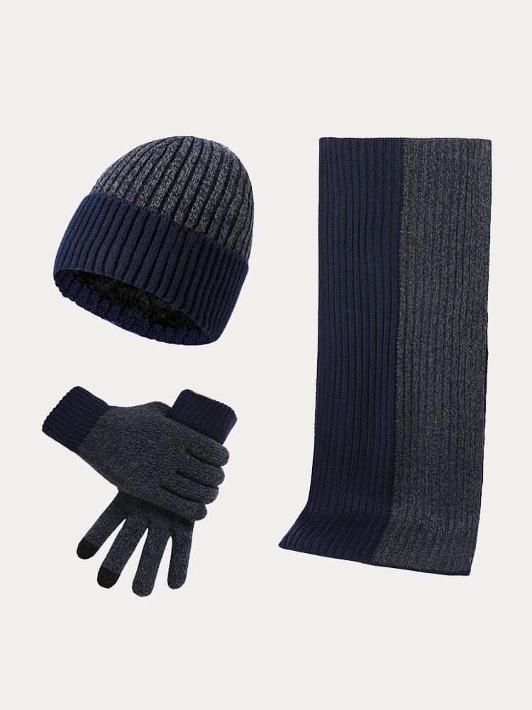 Winter Essential Warm 3-in-1 Set Accessories coofandystore Black One Size