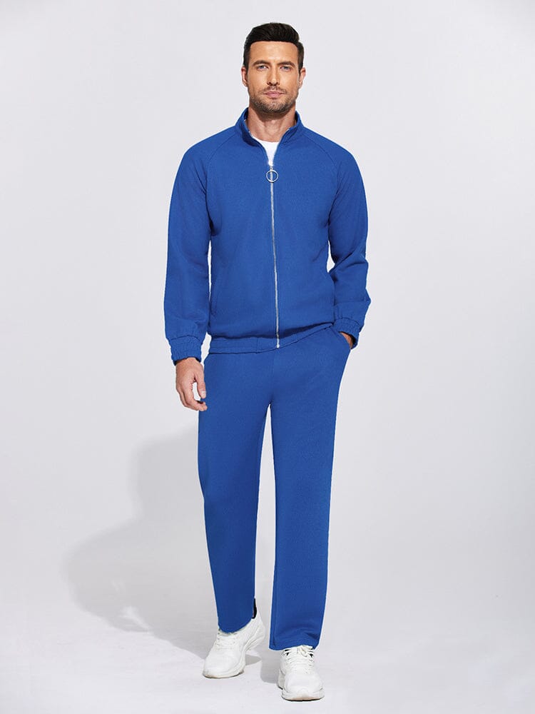 Athletic 2-Piece Sweatsuits (US Only) Sports Set coofandy Sky Blue S