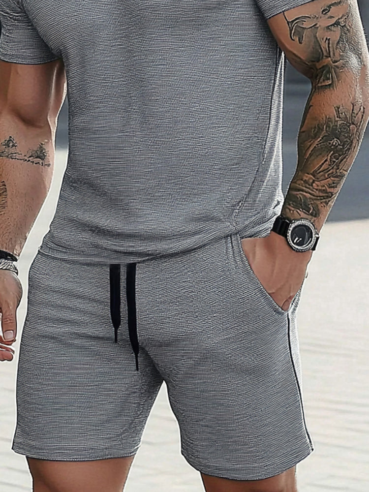 Athleisure Fashion T-Shirt Shorts Set