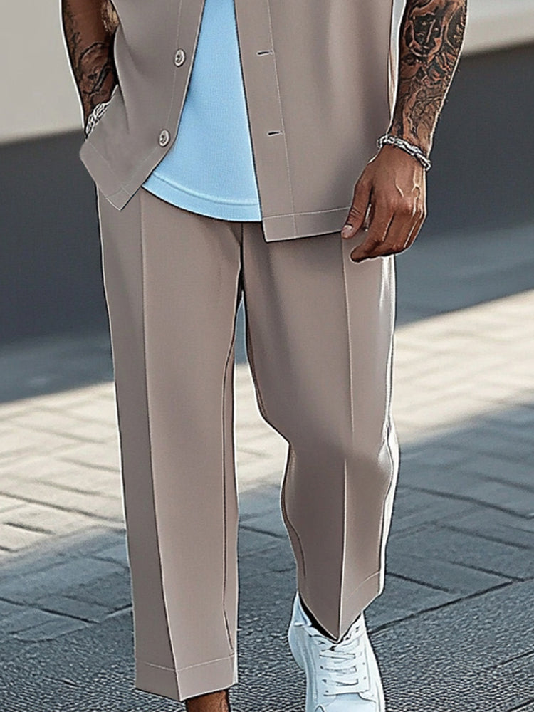 Urban Fashion 2-Piece Shirt Pants Set