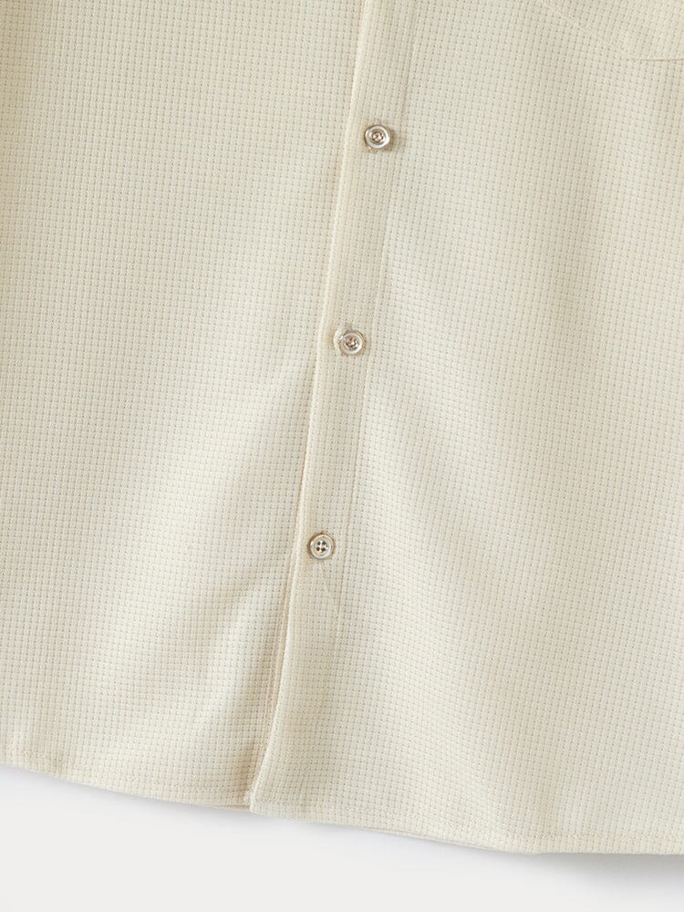 Classic Waffle Shirt Pants Set