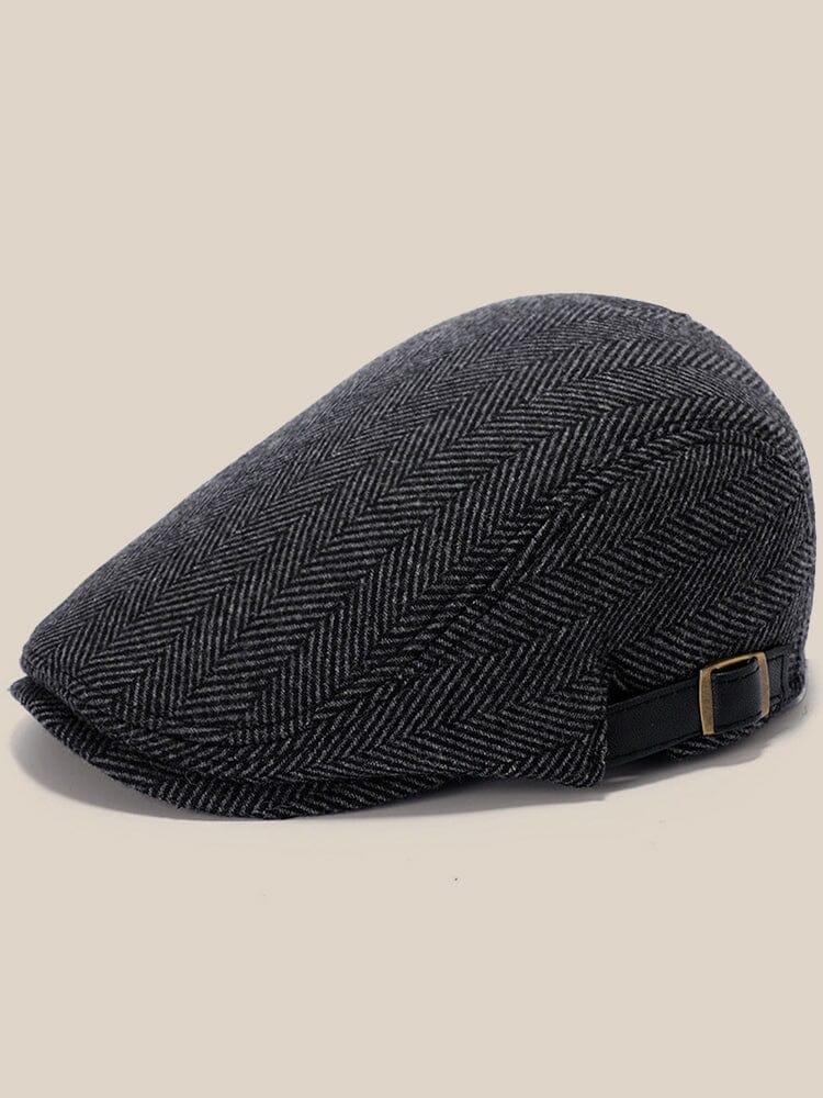 Wool Blend Tweed Newsboy Cap Accessories coofandystore PAT3 One Size