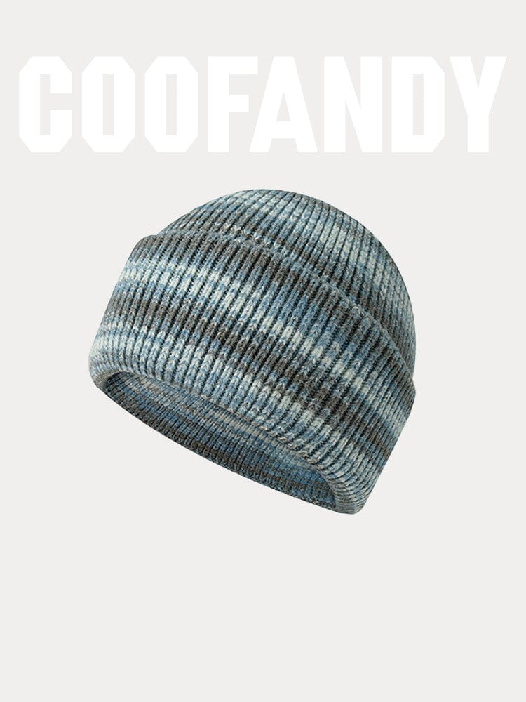 Stylish Soft Knit Cuffed Beanie Hat coofandy PAT4 F