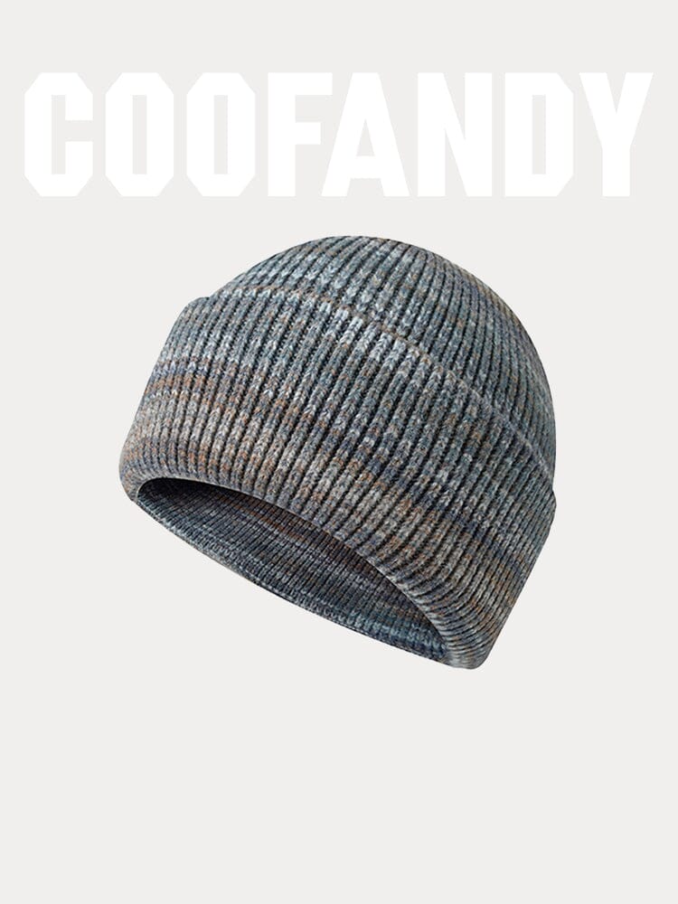 Stylish Soft Knit Cuffed Beanie Hat coofandy PAT7 F
