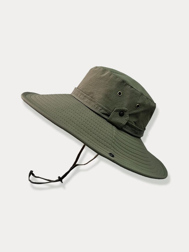 UV Protection Outdoor Hat Hat coofandy Army Green F(56-58)