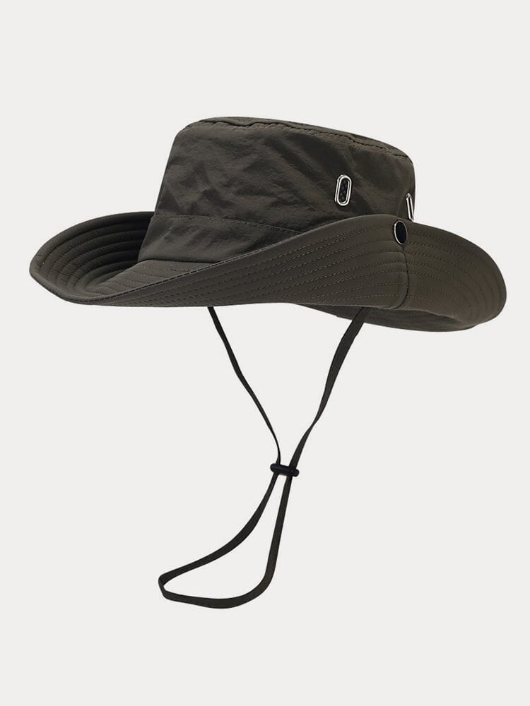 Breathable Windproof Sunshade Hat Hat coofandy Regular Brim-Army Green One Size