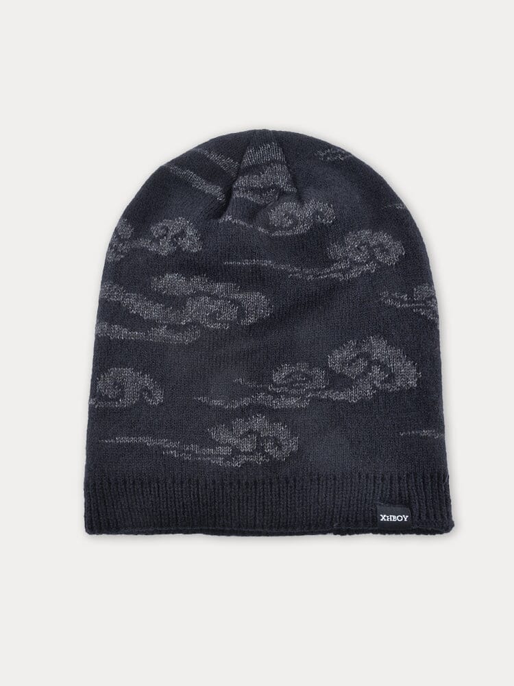 Soft Knitted Stacking Beanie Accessories coofandystore Black One Size