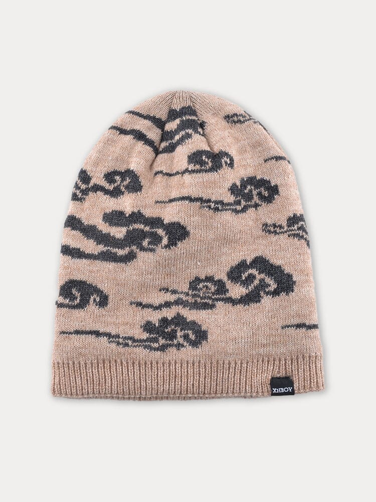 Soft Knitted Stacking Beanie Accessories coofandystore Khaki One Size