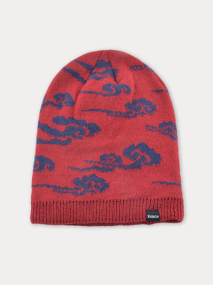 Soft Knitted Stacking Beanie Accessories coofandystore Red One Size