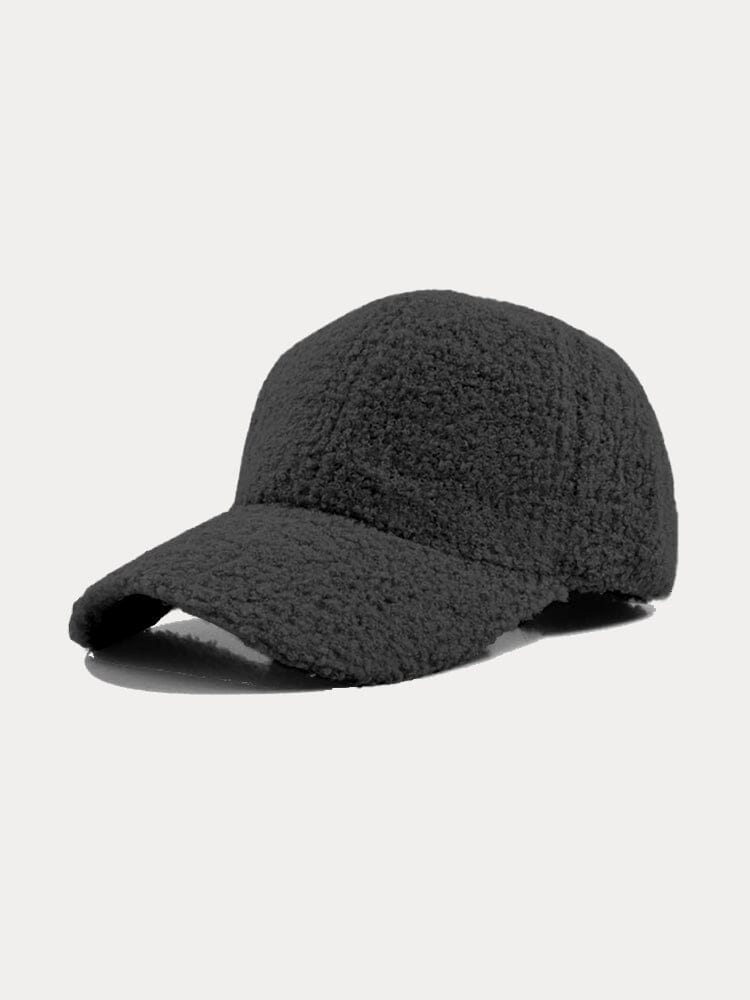 Thermal Cashmere Baseball Cap Accessories coofandystore Black One Size