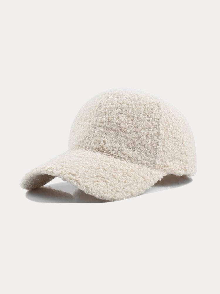 Thermal Cashmere Baseball Cap Accessories coofandystore Beige One Size
