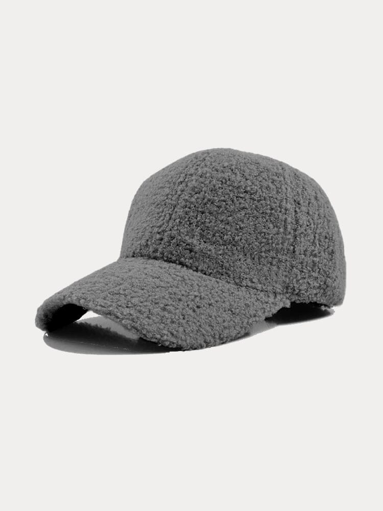 Thermal Cashmere Baseball Cap Accessories coofandystore Grey One Size