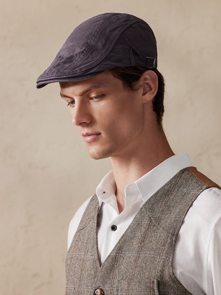 Vintage Adjustable 100% Cotton Beret Hat