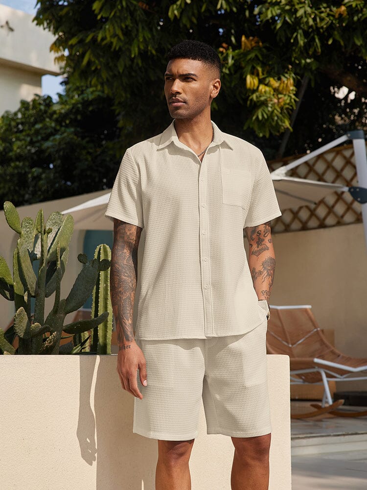 Casual Waffle Shirt Holiday Set (US Only)