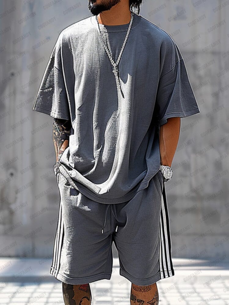 Classic 100% Cotton Matching Tracksuit Set