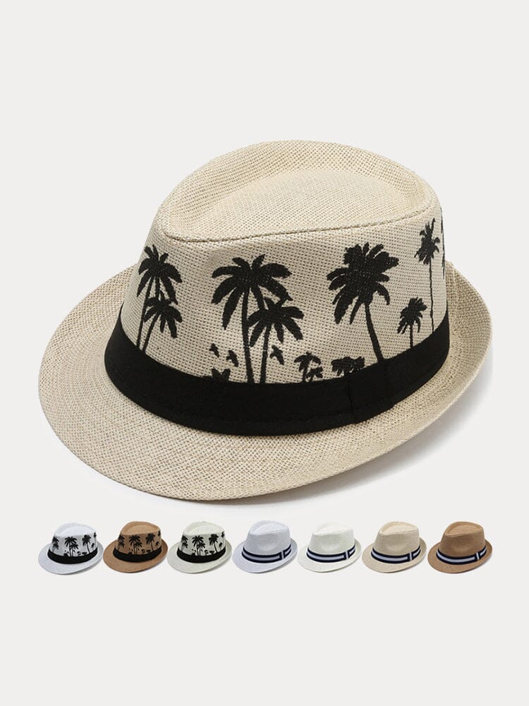Summer Breezy Woven Beach Hat